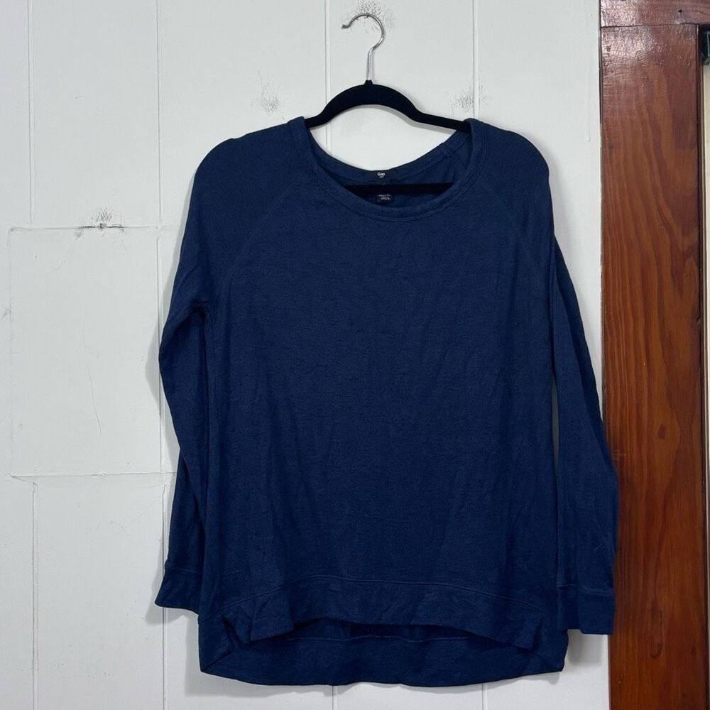 Gap Blue Thin Knit Athletic‎ Sweater Small